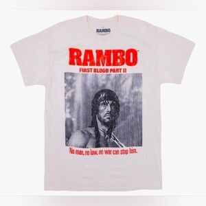 Rambo Men's Graphic Tee, First Blood Part II, Size XL, New